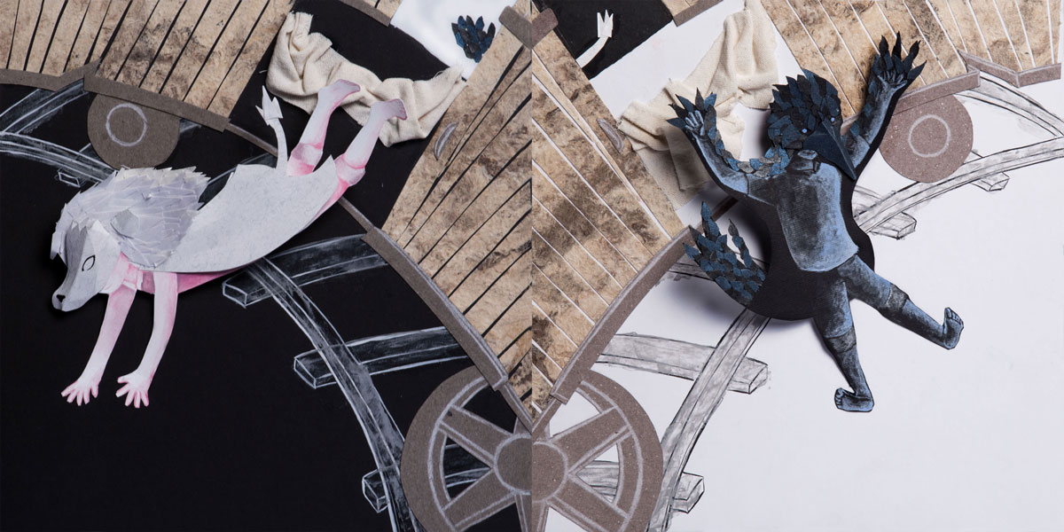 Ilustración del libro 'Blanco y negro', 2018