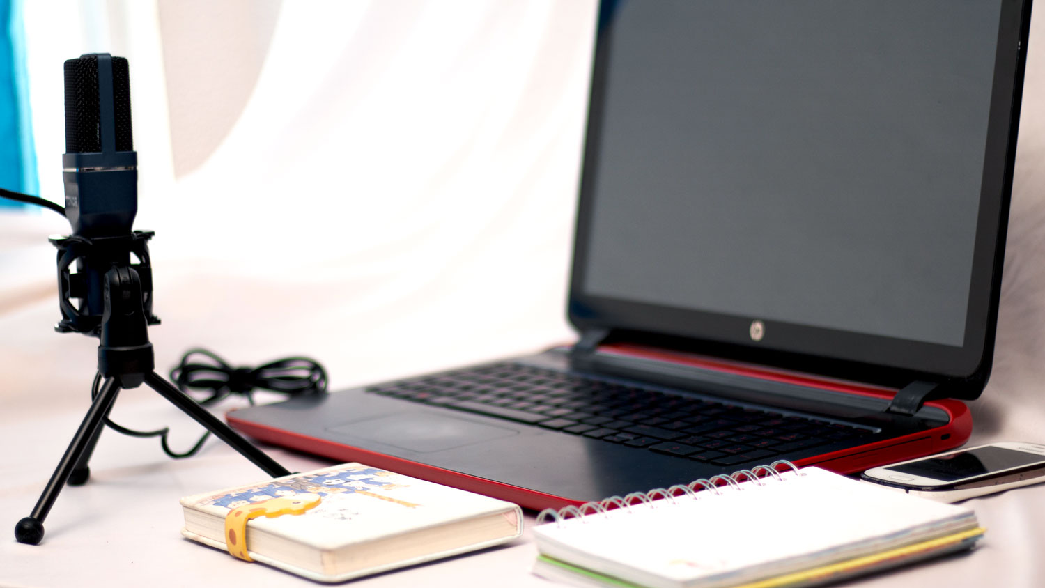 Materiales de diseño en un estudio